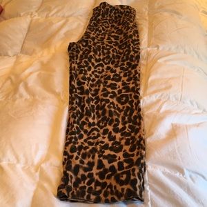 Back zipped tailored pants